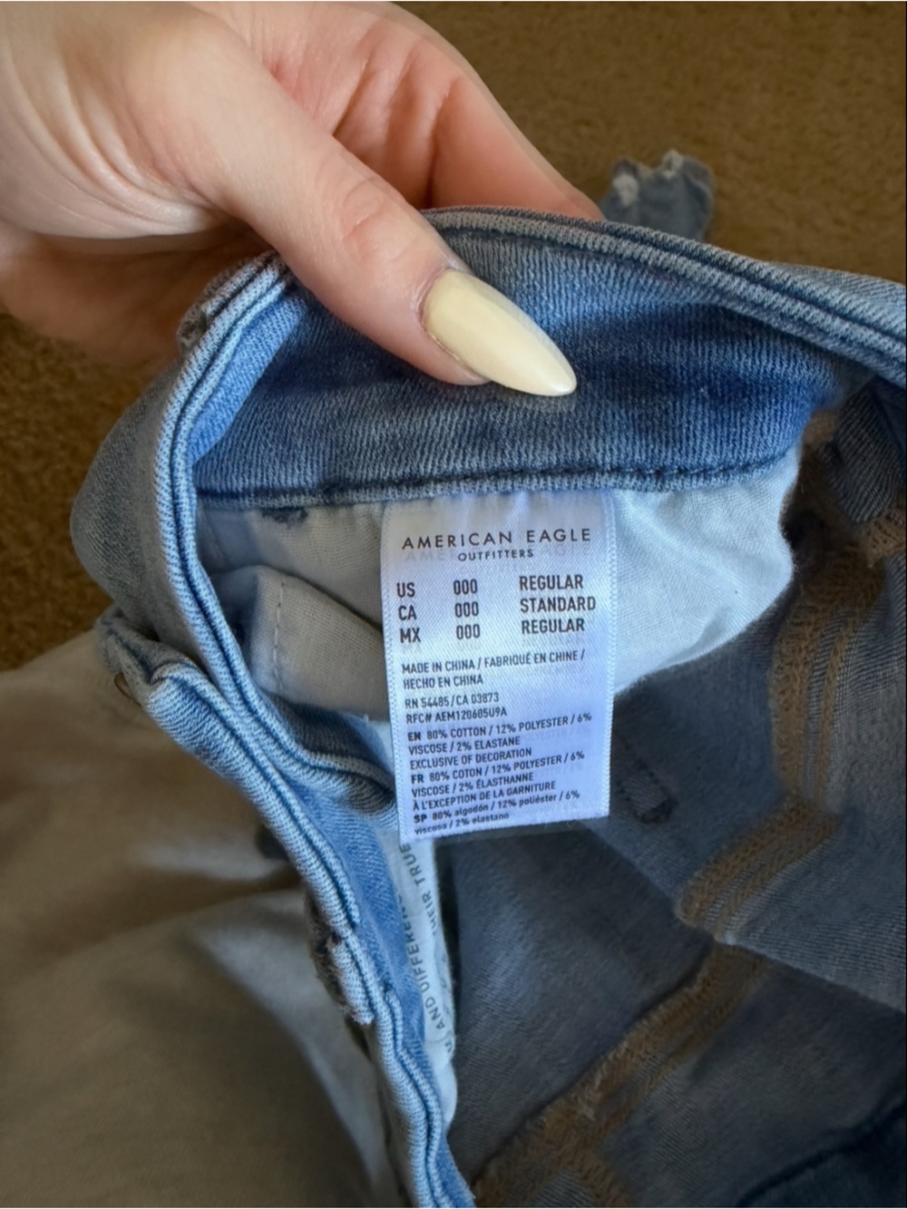 American Eagle Outfitters curvy high rise jegging cropped - Picture 4 of 4